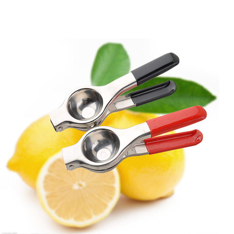 PVC-Coated Stainless Steel Silicone Lemon Clamp Juicer Manual Lemon Fruit Juicer
