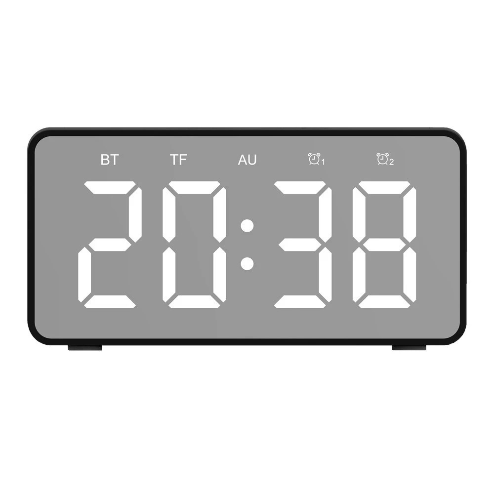 Bluetooth speaker new wireless charging clock LED alarm clock audio new wireless charging Bluetooth speaker