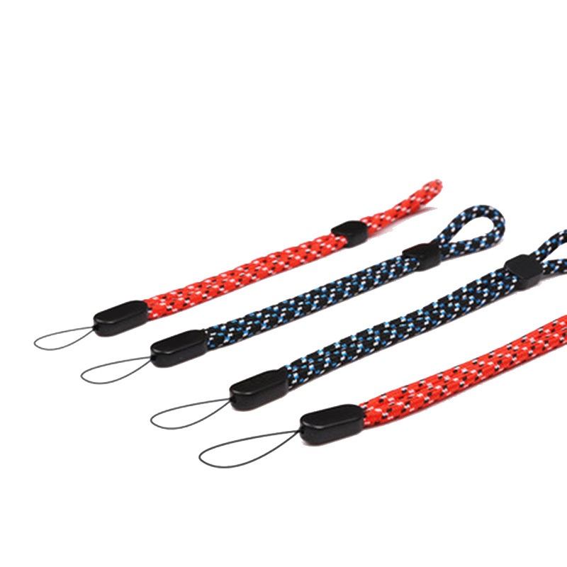 Adjustable Phone Lanyard USB Drive Short Lanyard Walkie Talkie Camera Bluetooth Speaker Key Anti-loss Thickened Wrist Strap