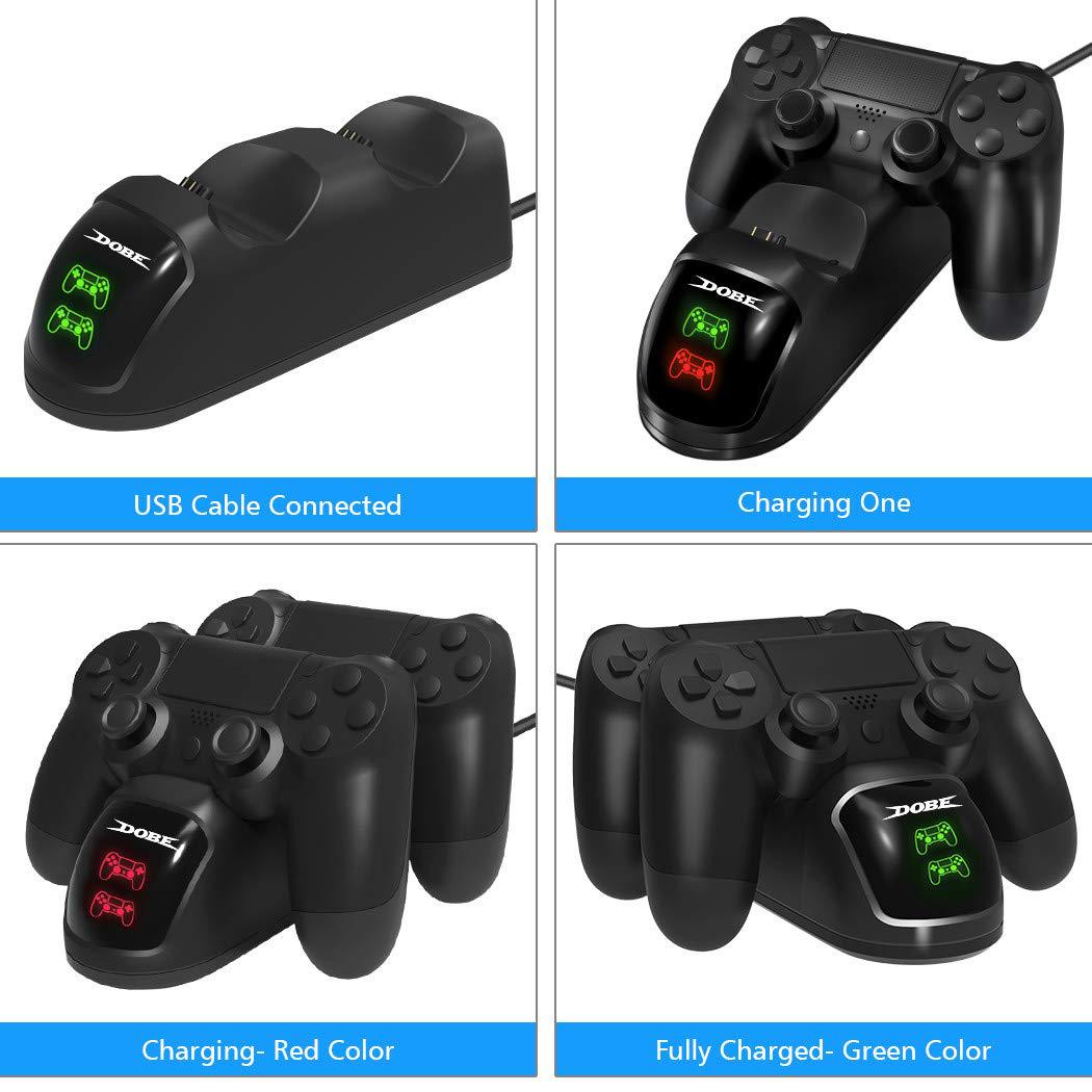 P4 game handle charging stand Slim dual charger PRO charger with display charging indicator TP4-889