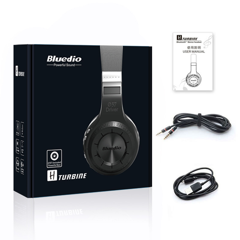 Bluedio HT Bluetooth 5.0 Over-Ear Headphones Wireless Headphones Multi-Functional Stereo Music Bluetooth Headset