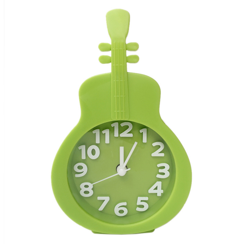 Multi-Shape Plastic Silent Alarm Clock Cartoon Children Student Bedroom Desktop Alarm Clock