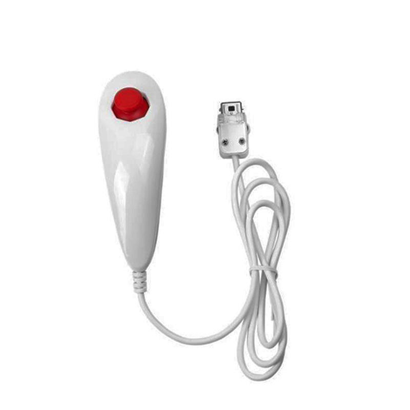 WII two-color game handle two-in-one left and right handles Wii game handle with built-in accelerator