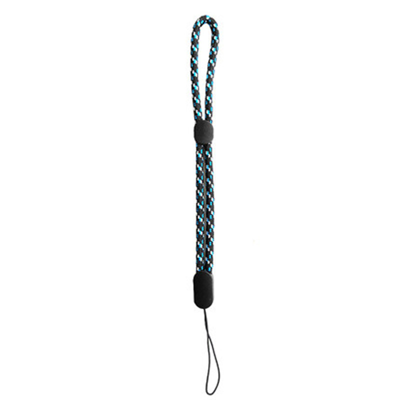 Adjustable Phone Lanyard USB Drive Short Lanyard Walkie Talkie Camera Bluetooth Speaker Key Anti-loss Thickened Wrist Strap