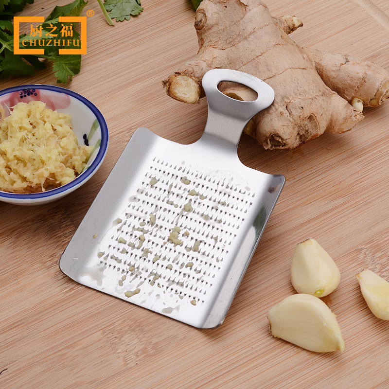 Jieyang Stainless Steel Garlic Grater Ginger Grater Garlic Press Ginger Crusher Kitchen Small Tool Grater Kitchen Supplies