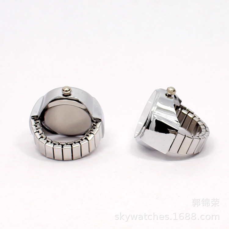 Domestic Movement Men's and Women's Finger Watch Couple Ring Watch Alloy Shell Direct Wholesale