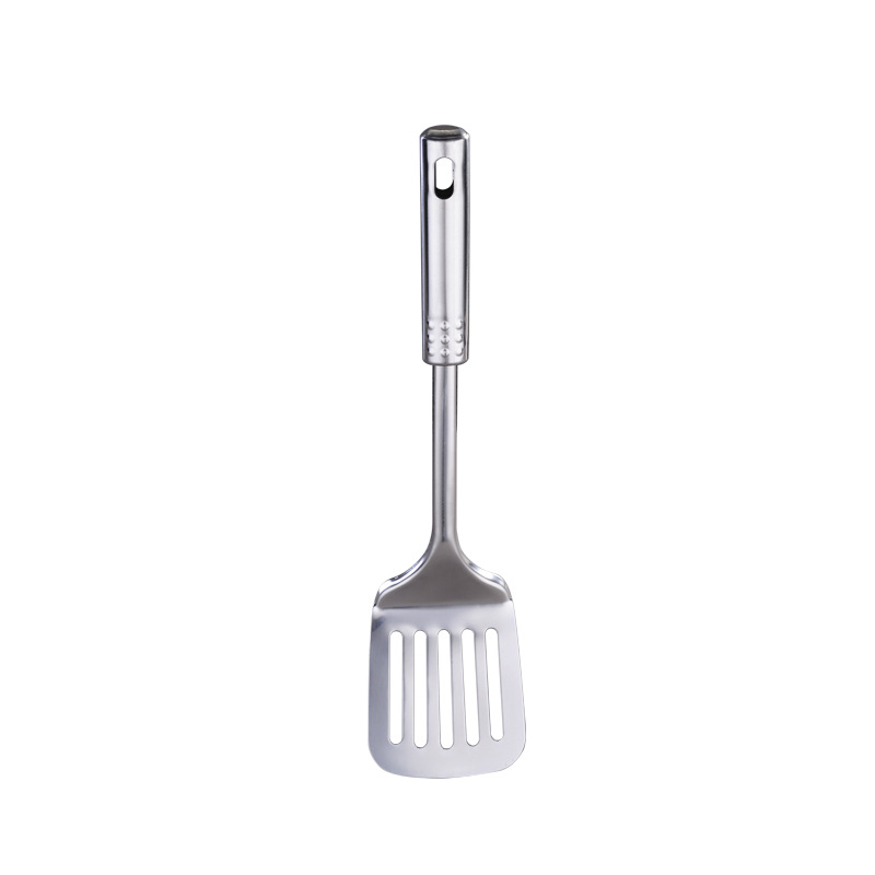 Stainless Steel Nine-Bead Handle Kitchen Utensil Cooking Stir-fry Spatula Home Use Pan Frying Spatula Soup Spoon Large Skimmer Gift Set