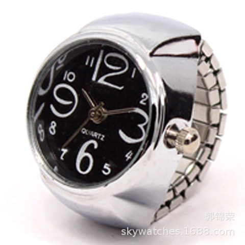 Domestic Movement Men's and Women's Finger Watch Couple Ring Watch Alloy Shell Direct Wholesale