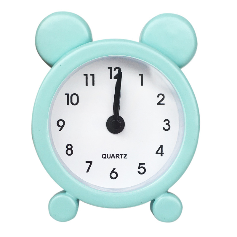 Metal Mini Alarm Clock Cute Little Rabbit Cartoon Small Alarm Clock Children Student Desktop Clock