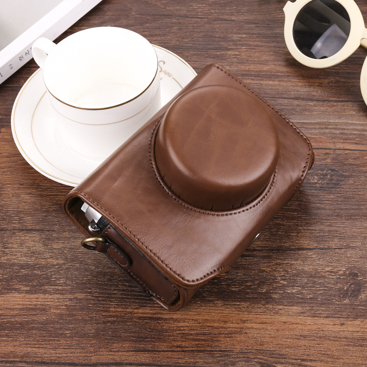 Leather case for Fujifilm X100V series X30 Nikon J5 Panasonic GF9 lx100 Canon camera bag