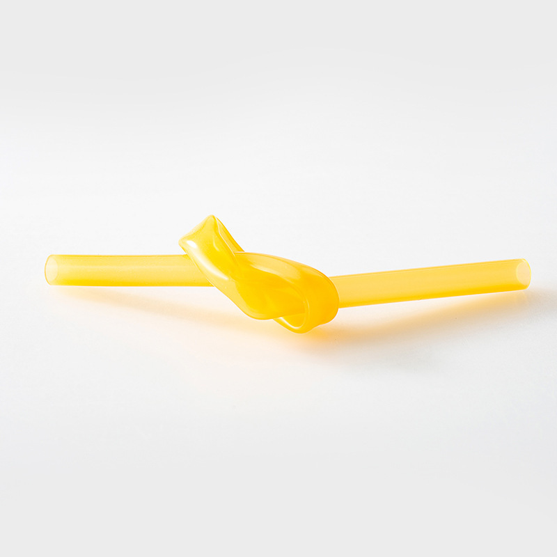 Foldable Food Grade Silicone Straw Portable Picnic Camping Bendable Beverage Juice Heat Resistant Children Drinking Straw