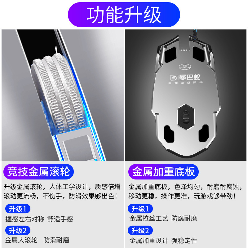 Xinmeng M312 Mamba Mouse Gaming Mechanical Macro Programming Mouse ebay