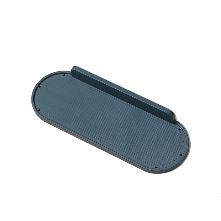 Multi-functional wall seamless storage organizer, bathroom no-drill plastic storage rack, bathroom drain rack