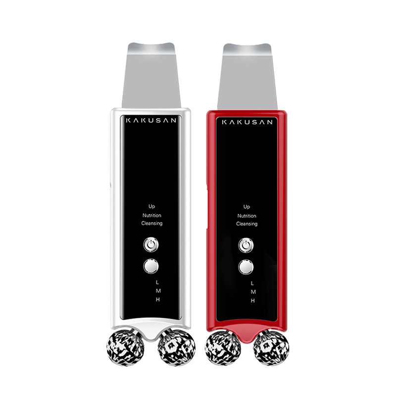 Home Ultrasonic Skin Scraper Beauty Device Facial Exfoliating Blackhead Device EMS Roller Microcurrent Massage Device