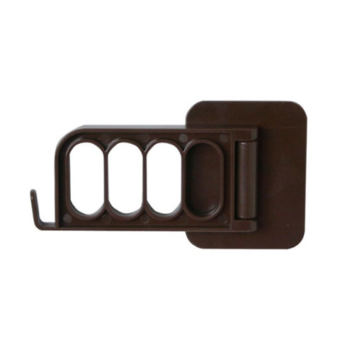 Clothing storage hook foldable hanger, household invisible clothes hook, plastic wall-mounted rack