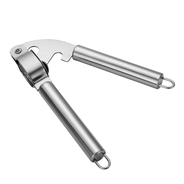 Manual Garlic Press Stainless Steel Garlic Mincer Kitchen Home Garlic Masher Garlic Peeler Garlic Squeezer Garlic Paste Peeler