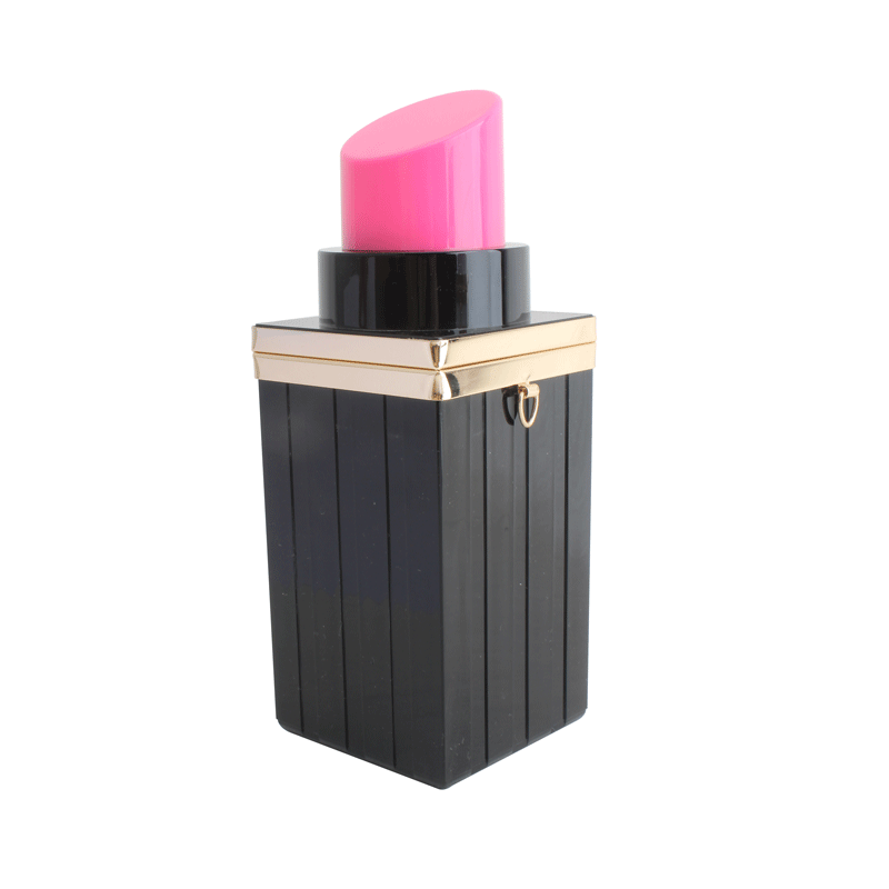 Lipstick Bag Lipstick Clutch Shoulder Evening Dress Bag Chain Evening Bag Mini Acrylic Bag Clutch Women's Bag