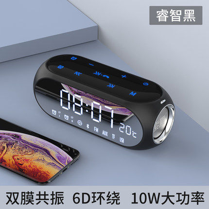 Soai S69 Wireless Bluetooth Speaker Bass Outdoor Home Portable Radio Mini Speaker Card