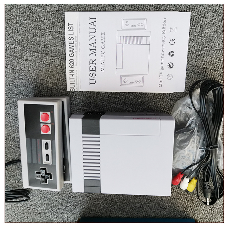 620 Game Console 500-in-1 NES Home TV Game Console Retro 80s FC Famicom
