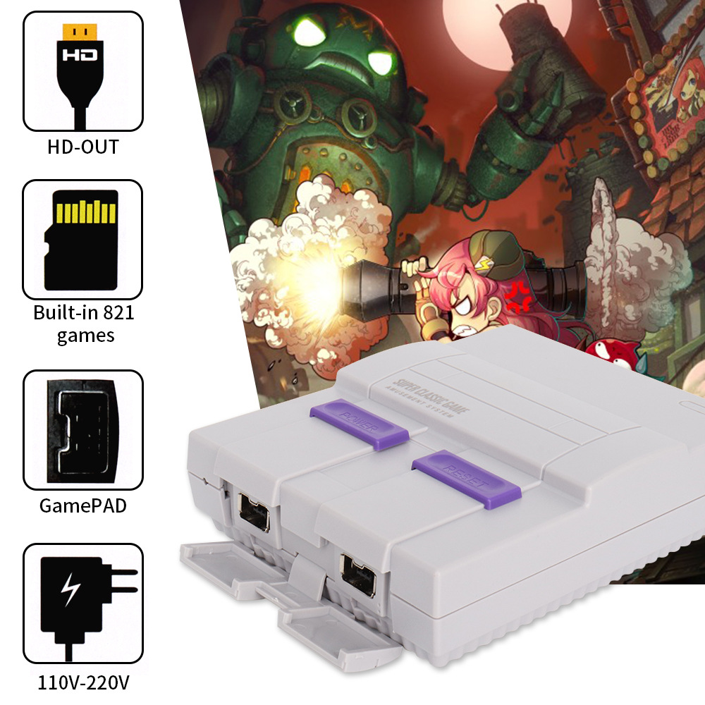 821 Game Console HD External TF Card HDMI TV Home 821 Game Console