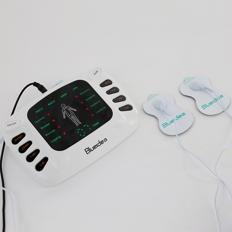 Blueidea-321 Foot Massage Slippers Dual Output Electronic Pulse Massager Digital Meridian Therapy Device