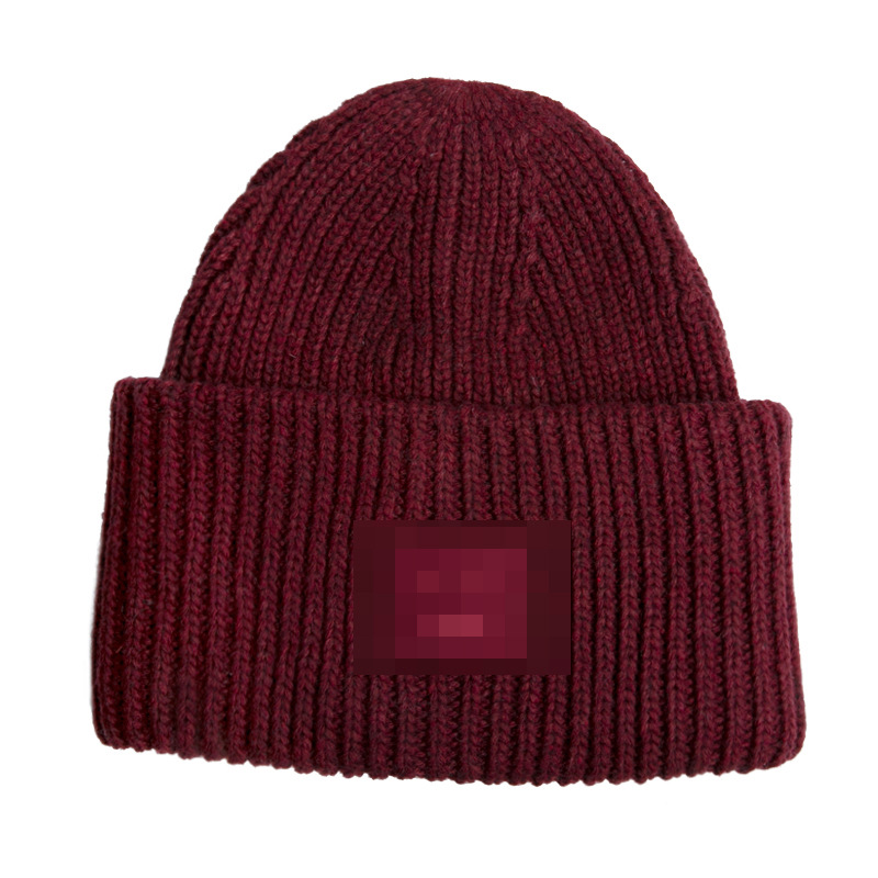 Inner Mongolia autumn and winter warm cold-proof wool knitted hat smile thicken wool hat
