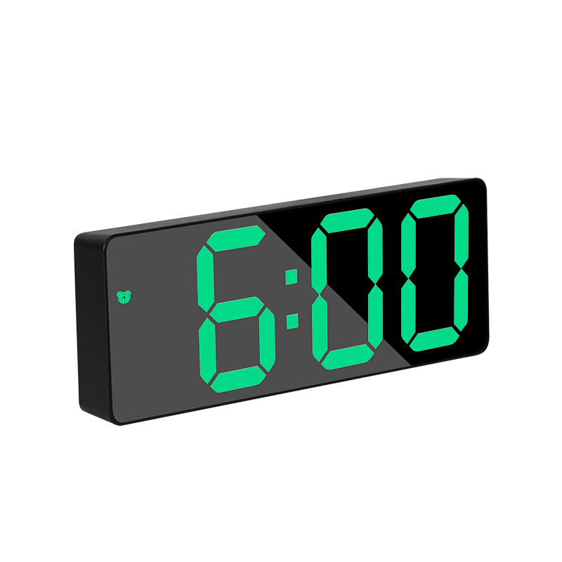Mirror Alarm Clock Multifunctional LED Clock Makeup Mirror Alarm Clock Battery and Plug Dual-Use Alarm Clock 0711-0712