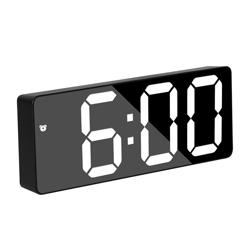 Mirror Alarm Clock Multifunctional LED Clock Makeup Mirror Alarm Clock Battery and Plug Dual-Use Alarm Clock 0711-0712