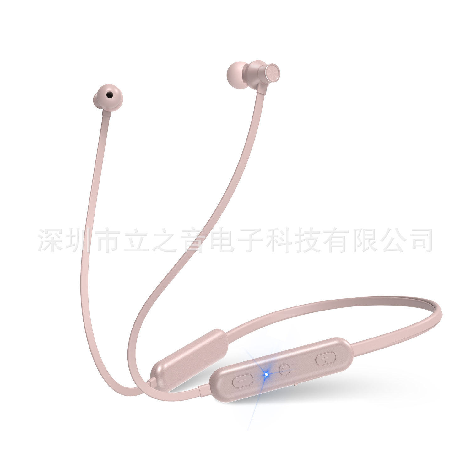 Neckband Bluetooth headset W7 metal magnetic 16H ultra-long battery life metal in-ear headset