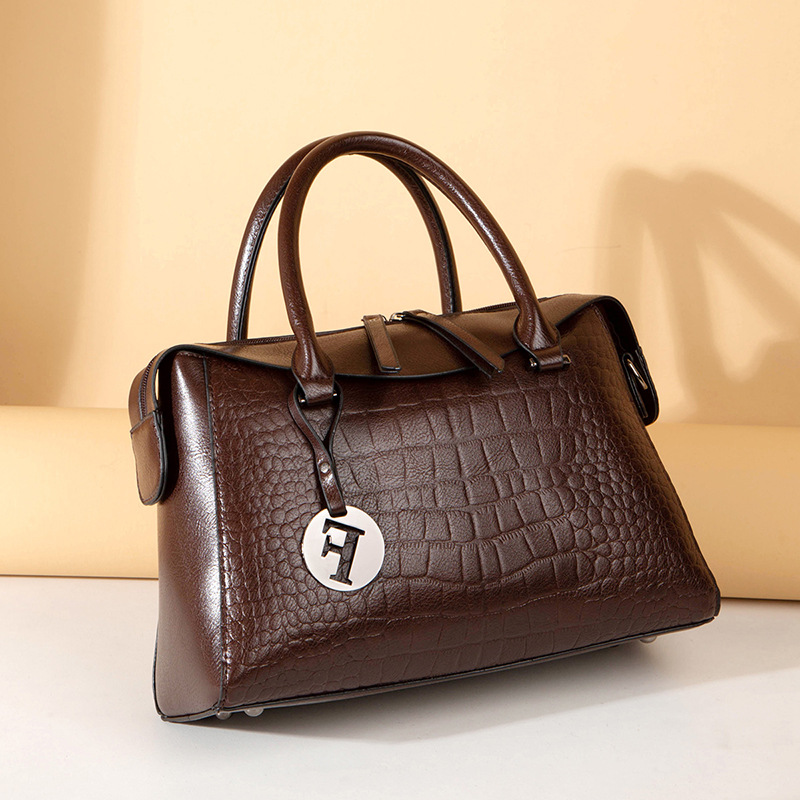 2026 new handbag crocodile pattern pillow bag women's bag shoulder bag