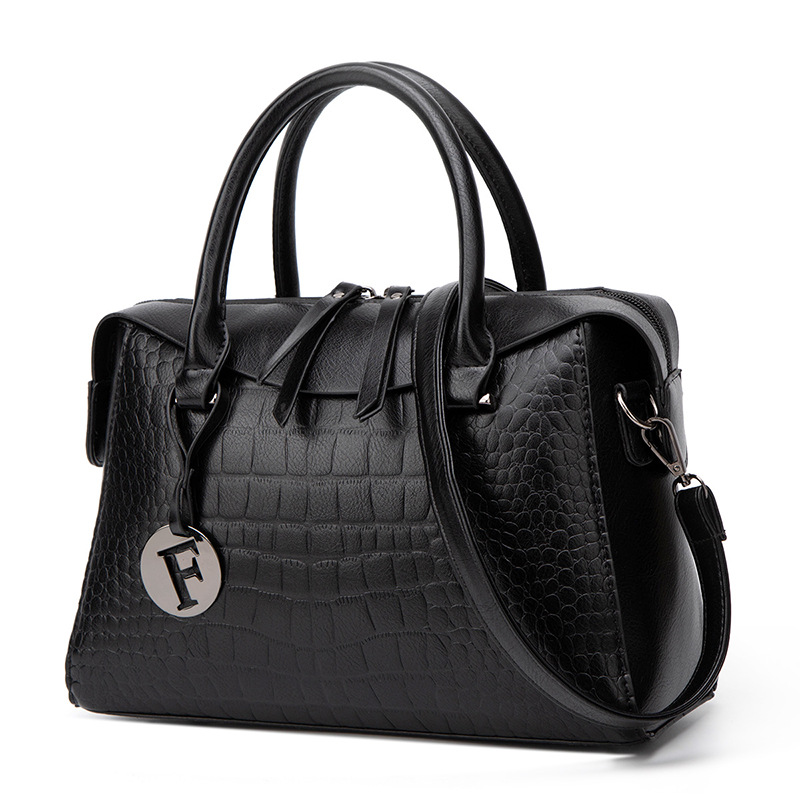 2026 new handbag crocodile pattern pillow bag women's bag shoulder bag