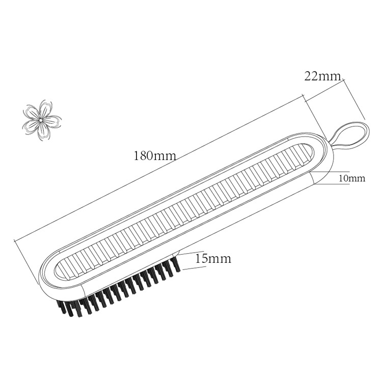 New Home Soft Bristle Laundry Brush Multifunctional Plastic Household Cleaning Brush Board Brush