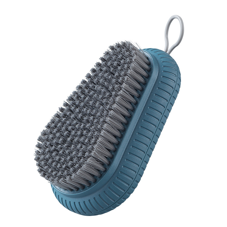 Plain plastic soft-bristle laundry brush, cleaning brush, shoe brush, brush for washing clothes and shoes, board brush, shoe brush