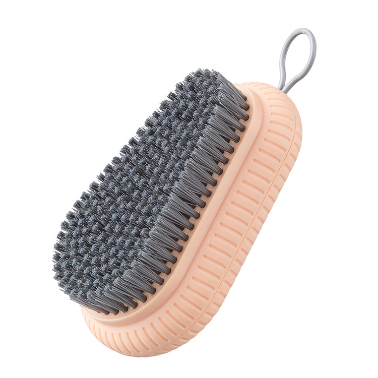 Plain plastic soft-bristle laundry brush, cleaning brush, shoe brush, brush for washing clothes and shoes, board brush, shoe brush
