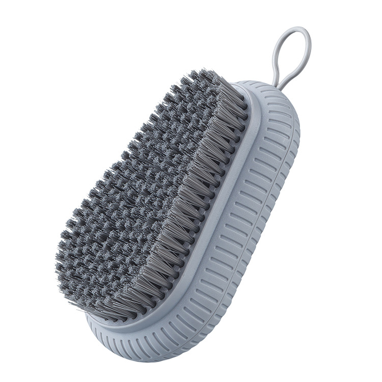 Plain plastic soft-bristle laundry brush, cleaning brush, shoe brush, brush for washing clothes and shoes, board brush, shoe brush