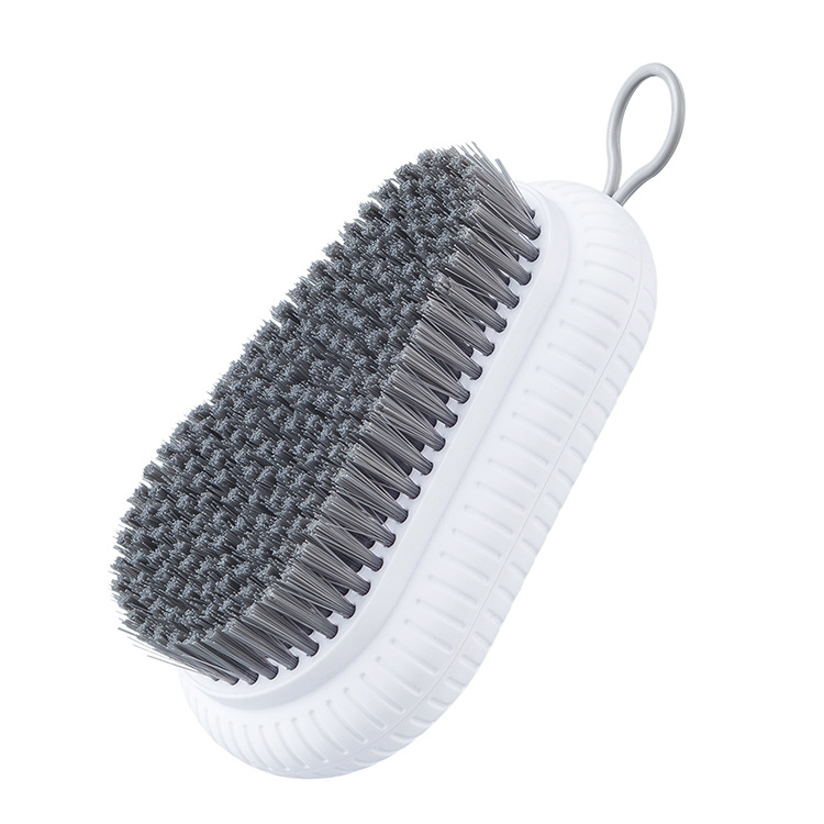 Plain plastic soft-bristle laundry brush, cleaning brush, shoe brush, brush for washing clothes and shoes, board brush, shoe brush