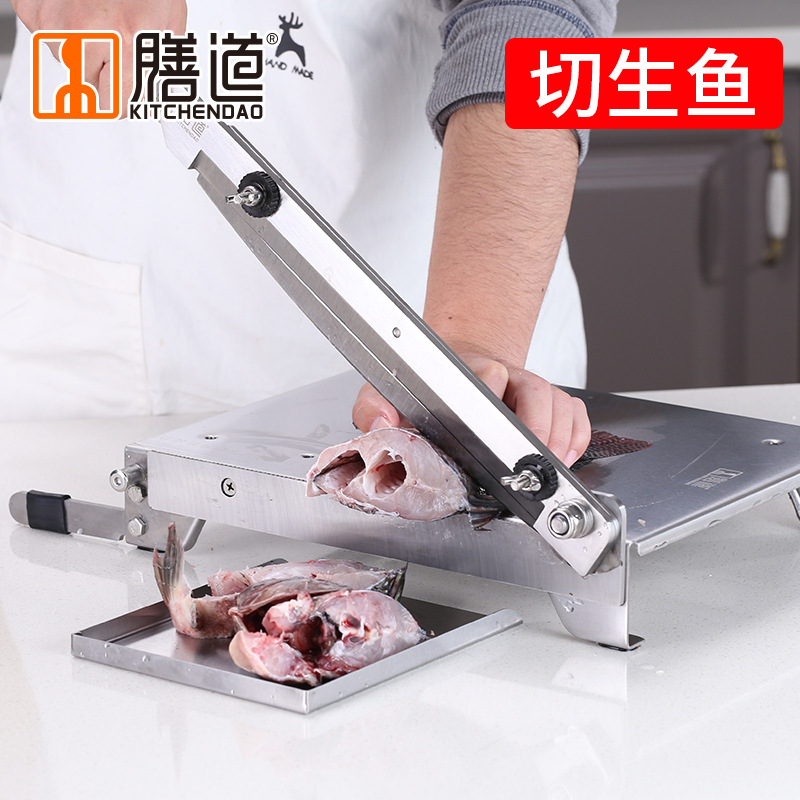 Shandao 13.5-inch Double-edged Chopping Guillotine, Cutting Ribs, Lamb Chops, Herbal Medicine, Left-handed Guillotine