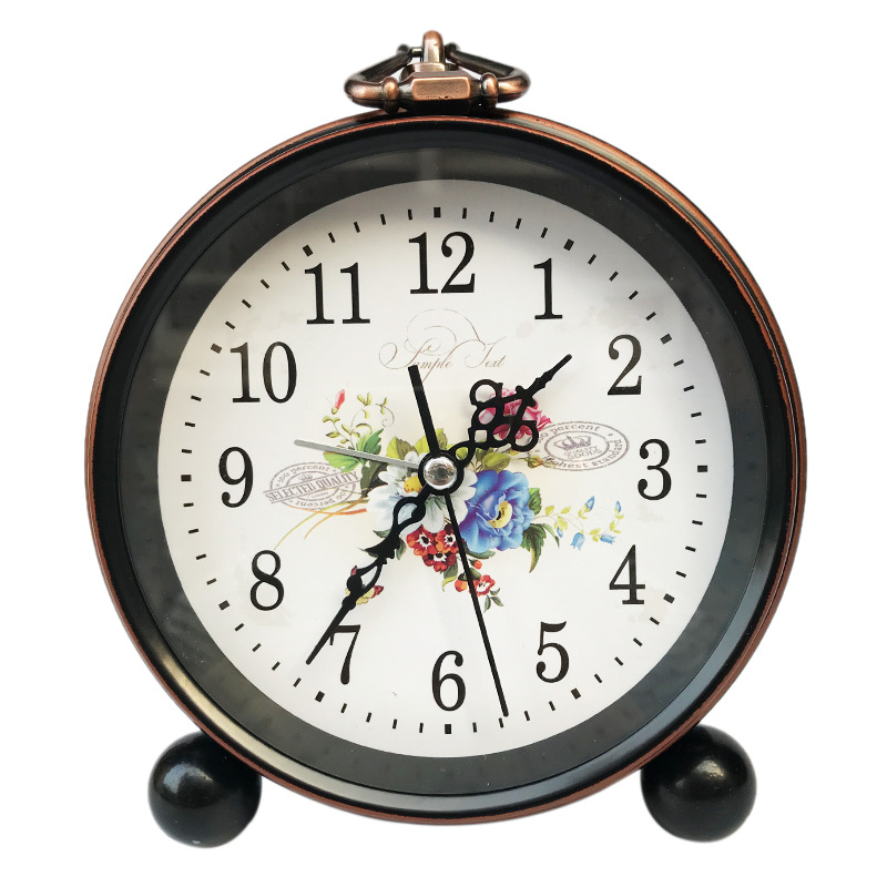 5.5-Inch Metal Silent Large Alarm Clock Desk Clock Children Student Desktop Large Alarm Clock