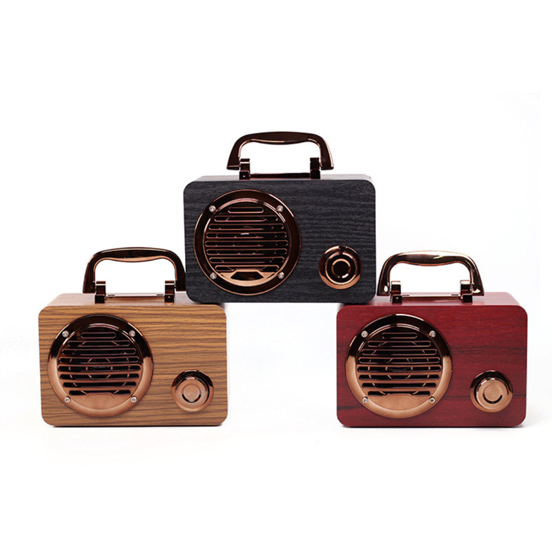 Wooden Bluetooth speaker portable outdoor speaker gift computer speaker FT3001