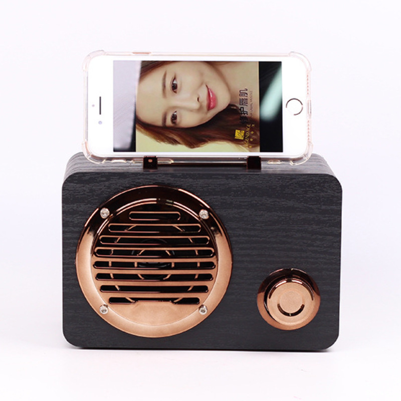 Wooden Bluetooth speaker portable outdoor speaker gift computer speaker FT3001