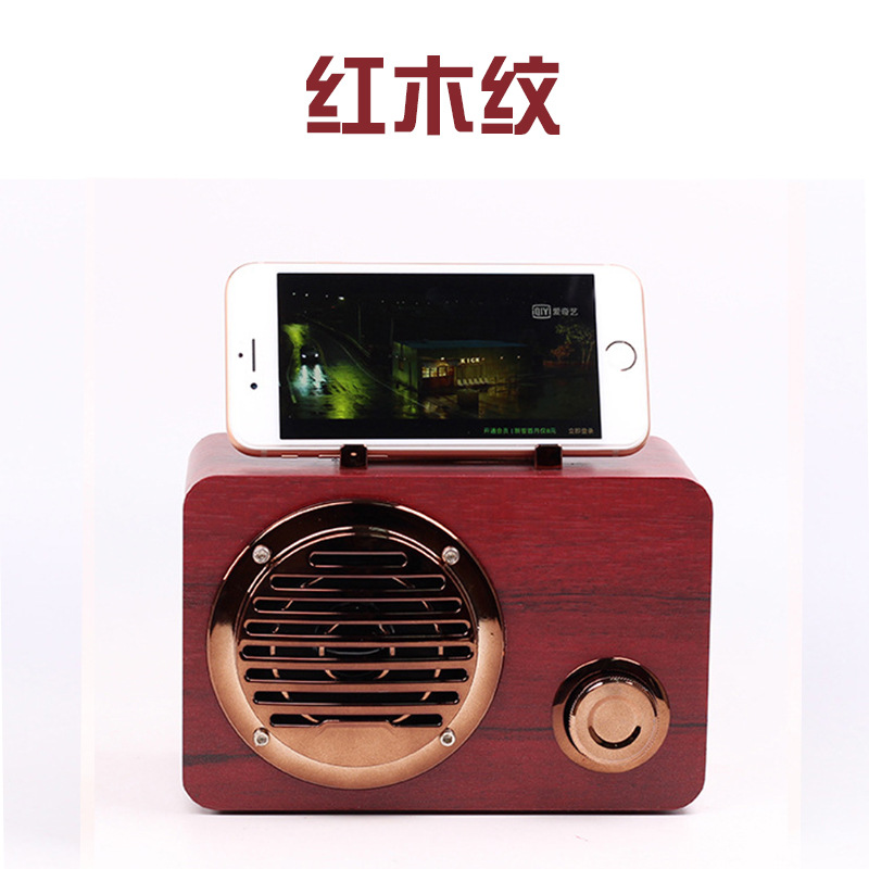 Wooden Bluetooth speaker portable outdoor speaker gift computer speaker FT3001