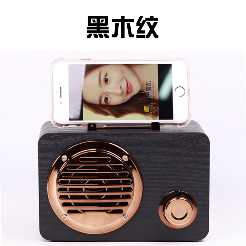 Wooden Bluetooth speaker portable outdoor speaker gift computer speaker FT3001