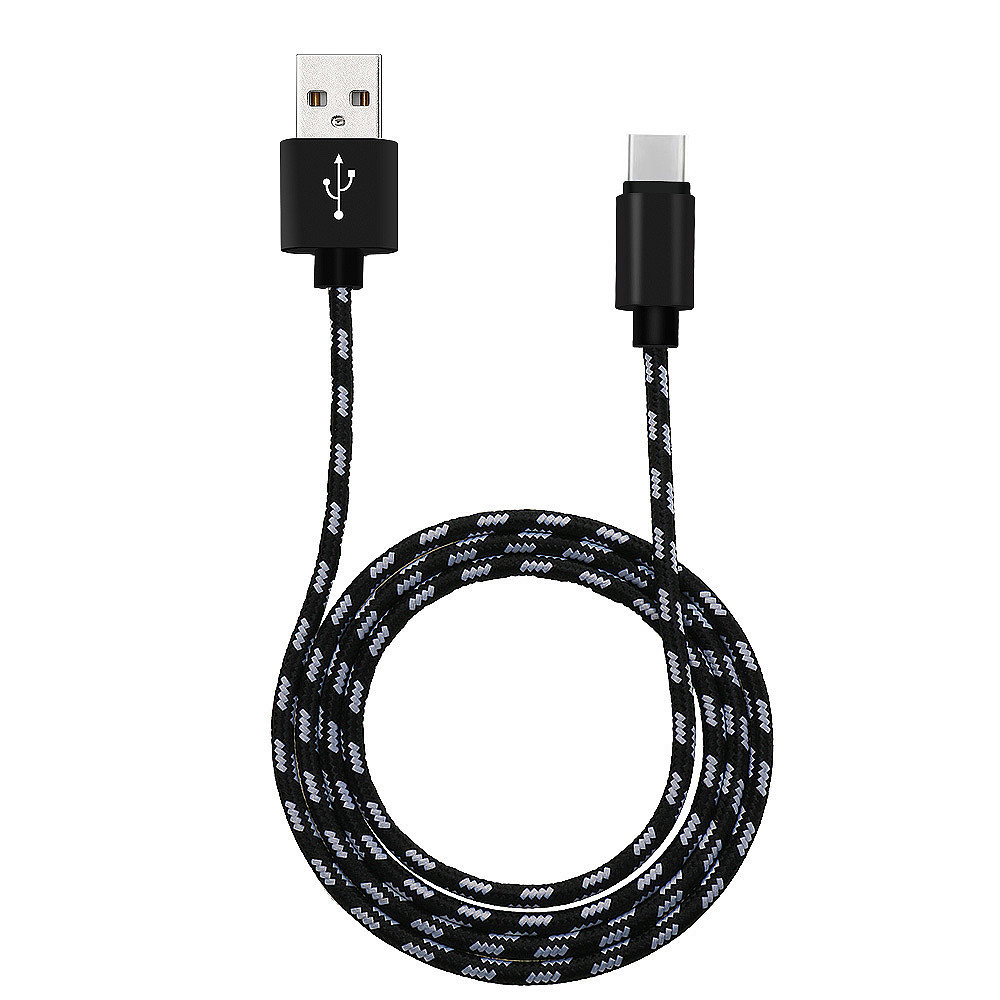 Type-C Android for Apple Grid Braided Data Cable Charging Cable Smartphone Cable