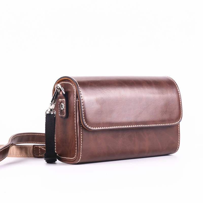 Leather case for Canon G7x3 G5X2 Sony ZV1 RX1007 LX10 ZS220 Ricoh GR2 universal camera bag