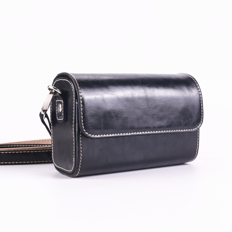 Leather case for Canon G7x3 G5X2 Sony ZV1 RX1007 LX10 ZS220 Ricoh GR2 universal camera bag