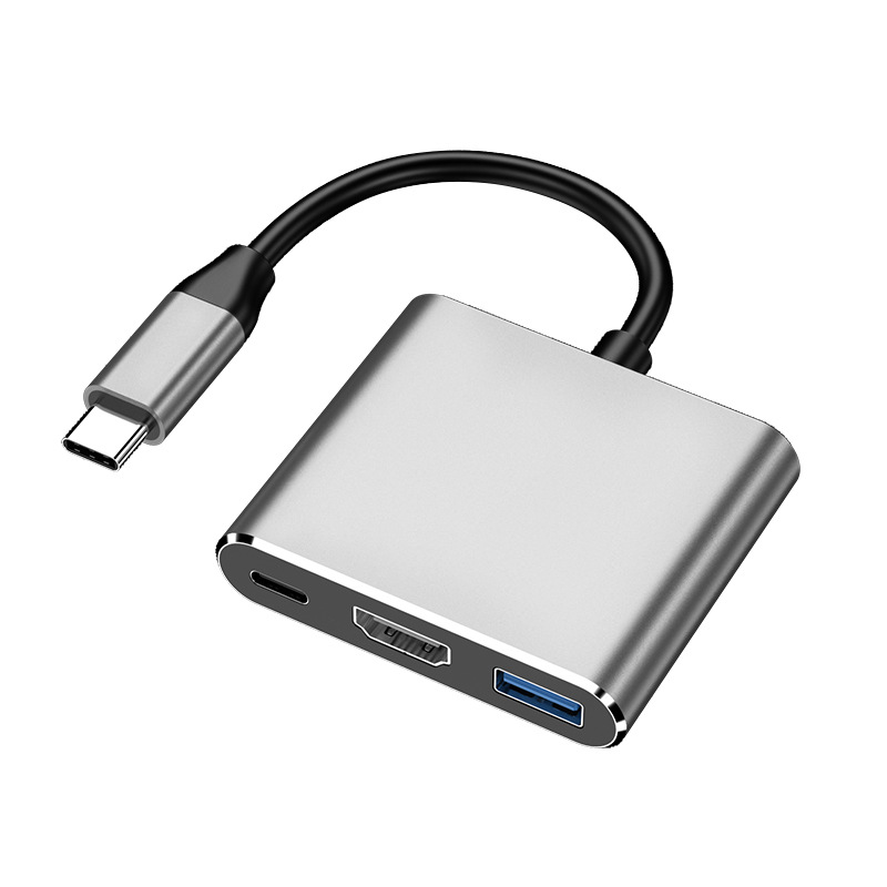 Type-C to HDMI Three-in-One Docking Station + USB + PD Notebook Laptop Hub Hub Expansion Dock