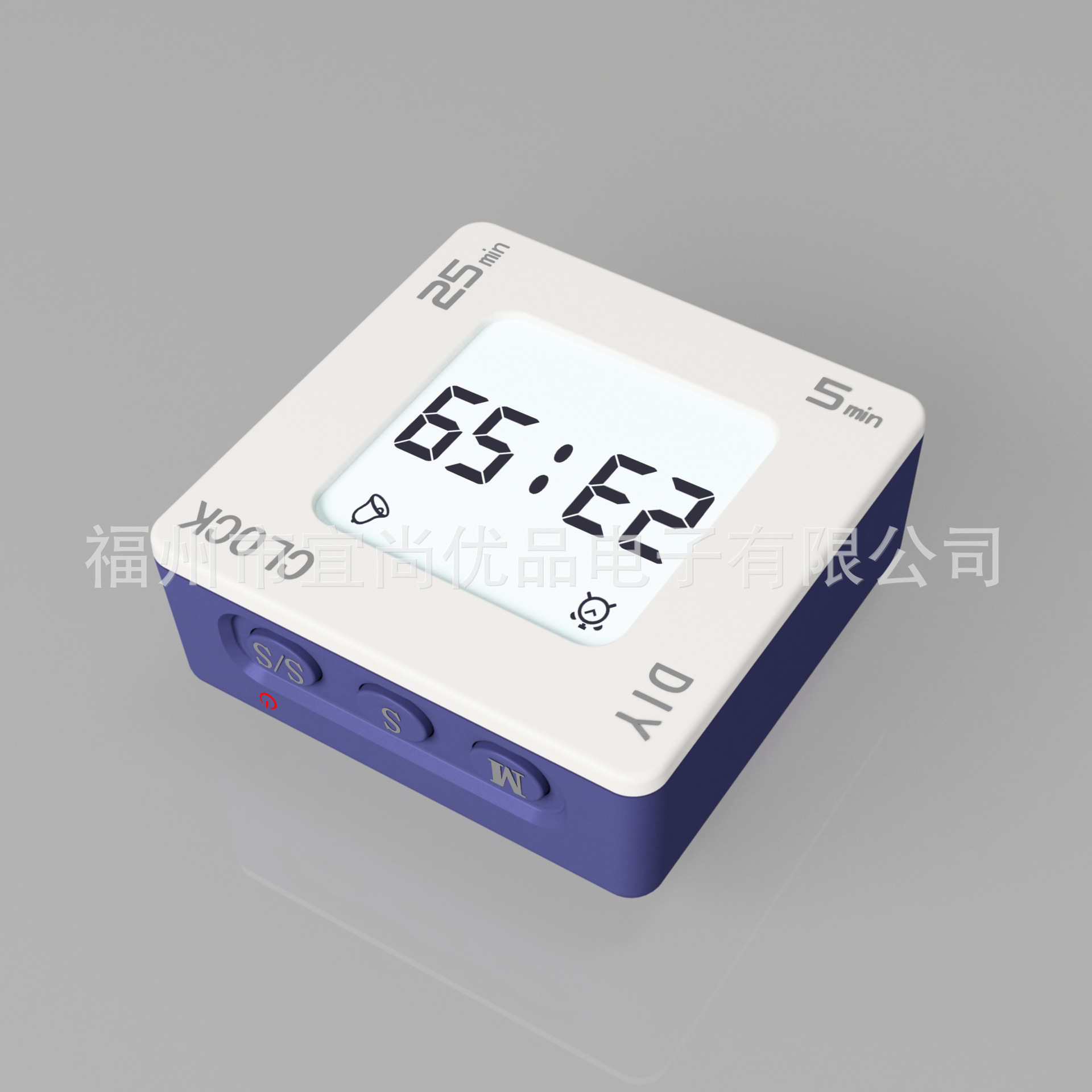 DIY Customizable Flip Vibration Reminder Timer Flip Countdown Alarm Clock