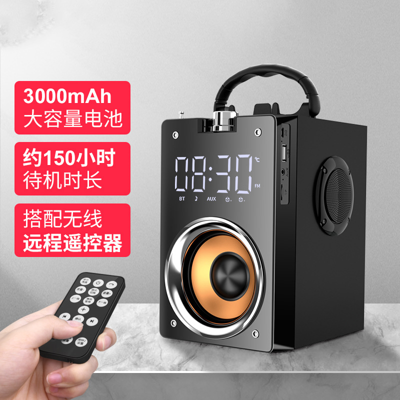 Yayunshi T3 Bluetooth Speaker Wireless Heavy Bass Loud Volume Outdoor Square Dance Small Speaker Amplifier