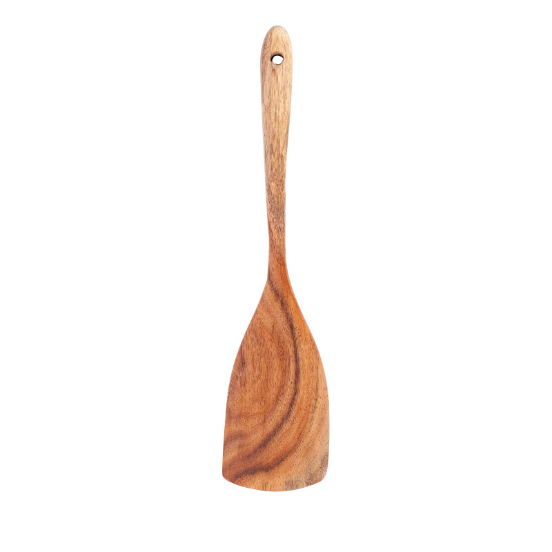 South American Acacia Teak Spatula Soup Spoon Wooden Spatula Slotted Spoon Wooden Rice Spoon Heat-resistant Non-stick Pan Kitchen Tool