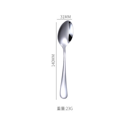 1010 stainless steel tableware set mainstream stainless steel knife fork spoon tableware set full set